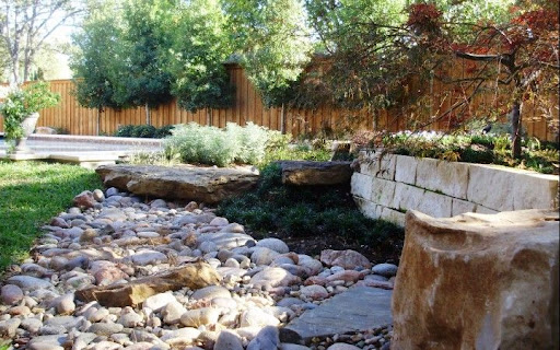 River Rock Drainage Feature